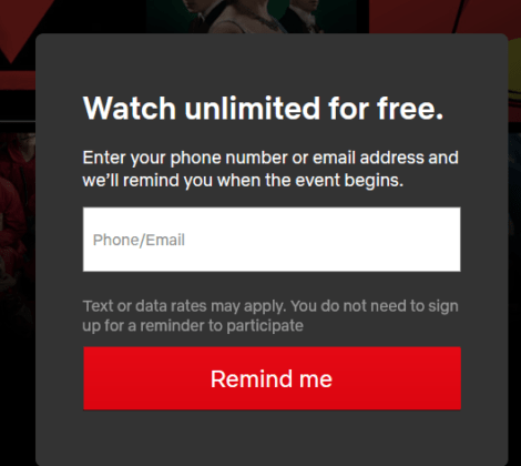 [Extended] Netflix Streamfest - Watch Netflix FREE For 2 Days | No Card