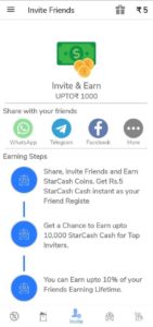 StarCash App Refer Earn Free PayTM Cash
