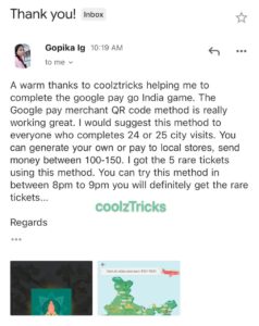 Trick To Get Rare Tickets In Google Pay Go India Game