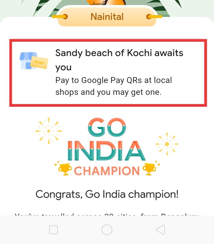 Trick To Get Kochi Ticket In Go India Game