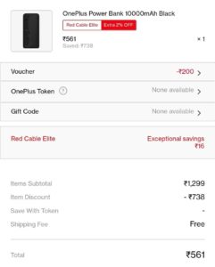 OnePlus Power bank Deal