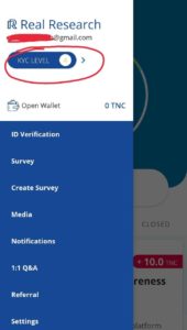 Real Research Survey Refer Earn TNC Tokens