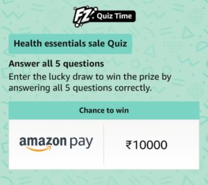 Amazon Health Essentials Quiz Answers