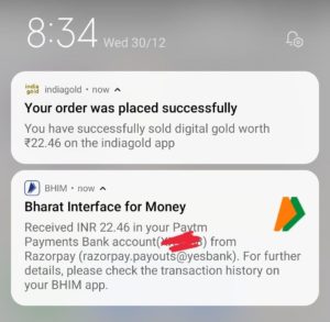 India Gold App Refer Earn