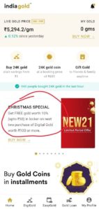 India Gold App Refer Earn