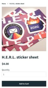 Free Sample HERL Sticker Sheet
