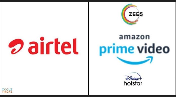how to watch amazon prime video with airtel recharge
