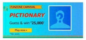 Amazon FunZone Carnival Pictionary Quiz Answers