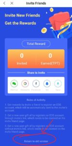 TokenPocket Air Drop TPT Token Refer Earn