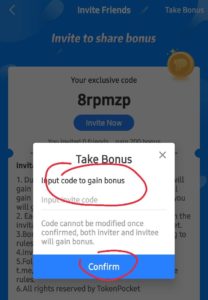 TokenPocket Air Drop TPT Token Refer Earn