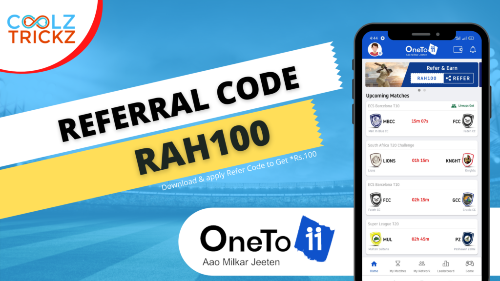 OneTo11 Referral Code