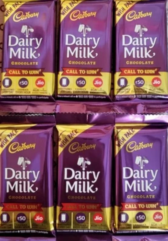 Jio Cadbury Dairy Milk Wish Pack Offer