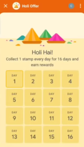 Google Pay Merchant Holi Offer