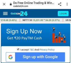 CodeList24 Refer Earn Free PayTM Cash