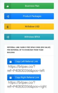 BitPax BPAX Tokens Air Drop