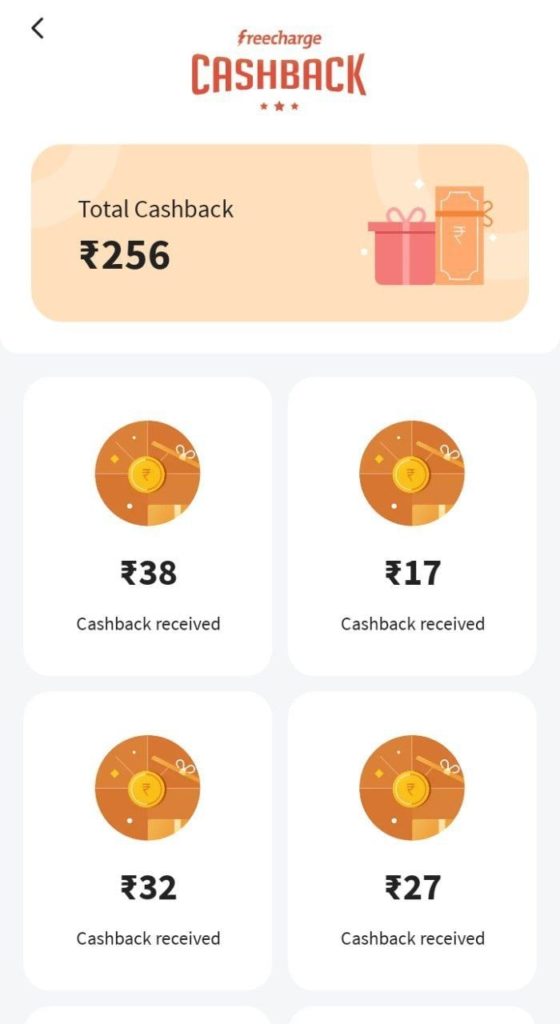 Freecharge Cashback Offer