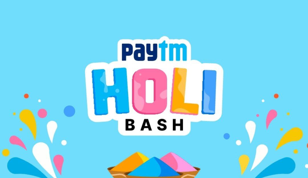 PayTM Holi Bash Offer