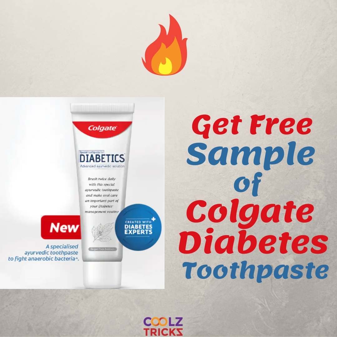 Free Colgate Diabetes Toothpaste