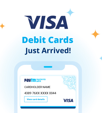 Get PayTM Visa International Debit Card Free