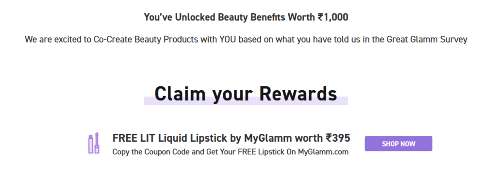 MyGlamm Referral Code Shopping Loot