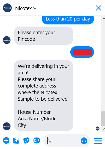 Free Sample Nicotex Gums Patch