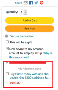 Amazon Eco Prime Membership Offer