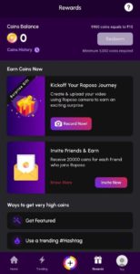 Roposo App Referral Code