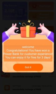 Power Bank App Referral Code