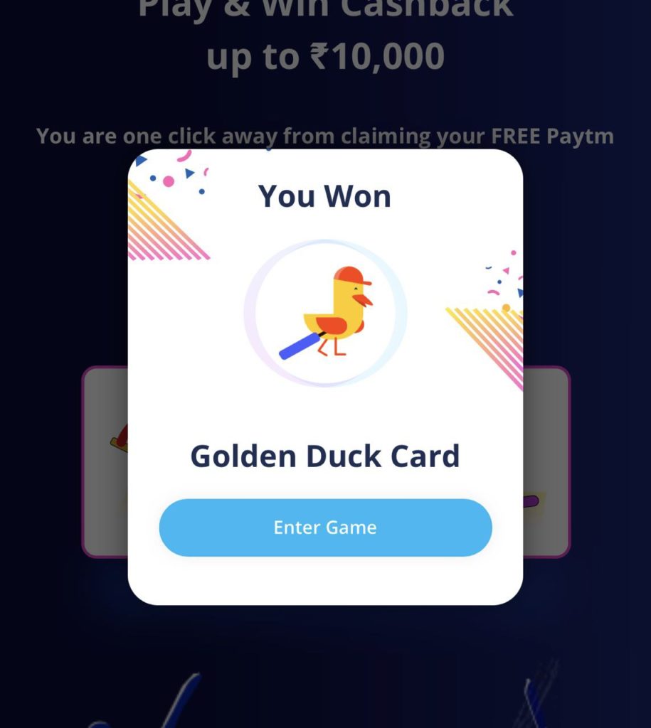 Free Golden Duck Card