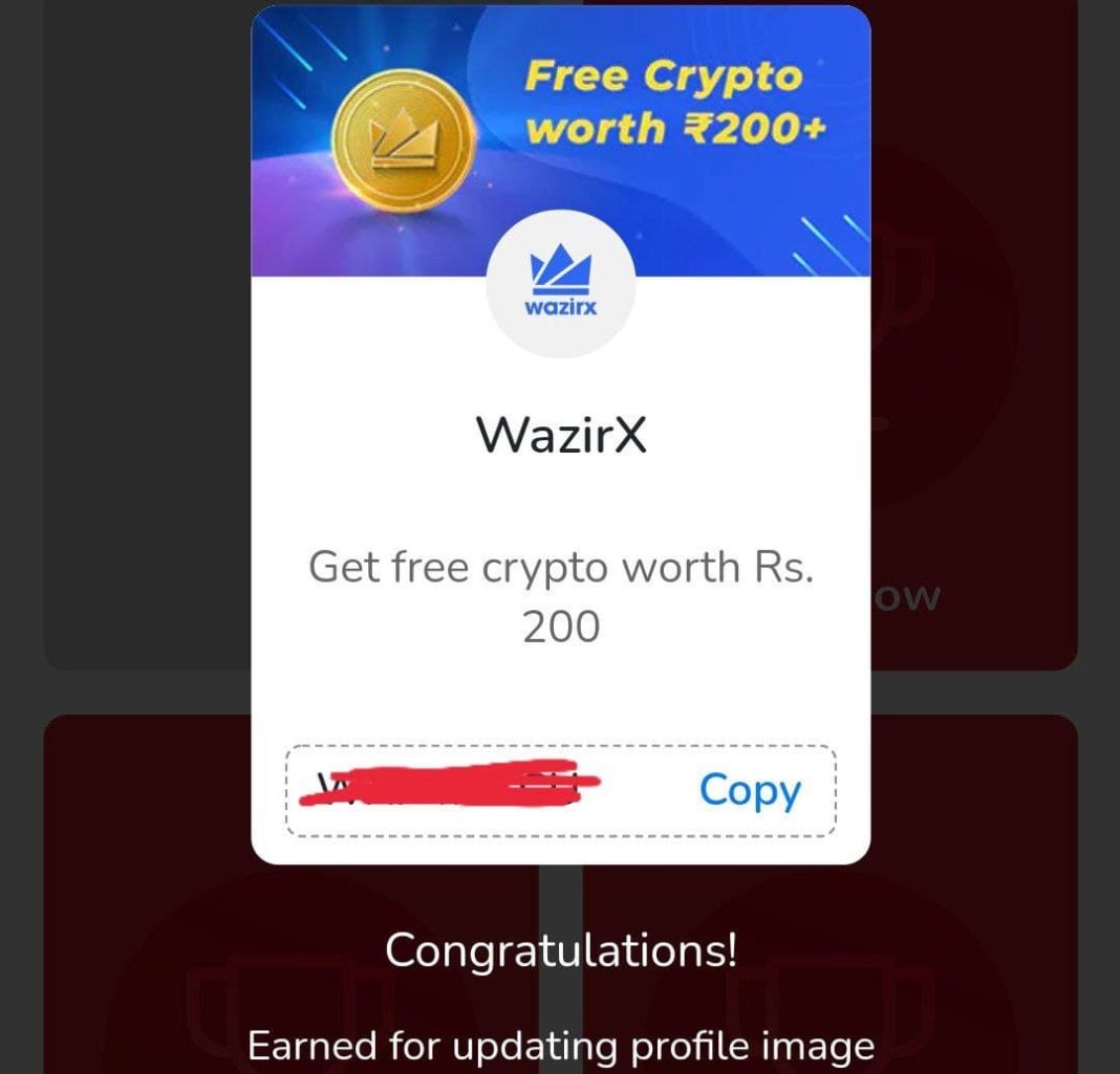 [OVER] MyAirtel App - Get 1 Wazirx Token Worth ₹200 FREE