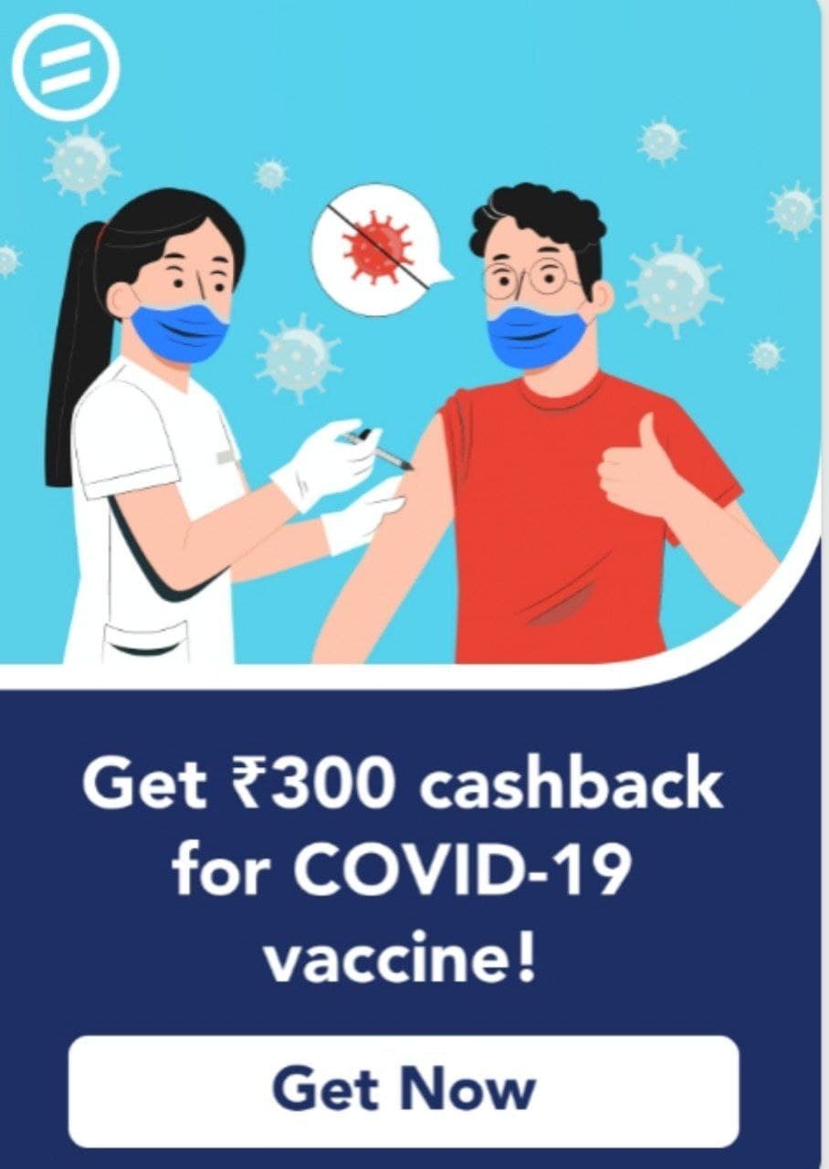 BharatPe App COVID 19 Vaccine Offer