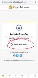 CryptoTab Browser Pro Refer Earn