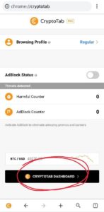 CryptoTab Browser Pro Refer Earn