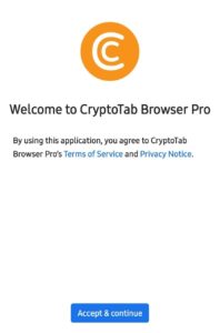 CryptoTab Browser Pro Refer Earn