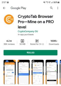 CryptoTab Browser Pro Refer Earn