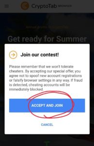 CryptoTab Browser Pro Refer Earn