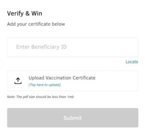 Ustraa Vaccine Dose Certificate Offer