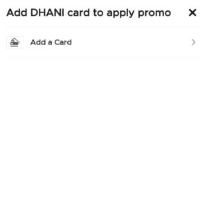 Zomato Dhani Free Cashback Card Offer