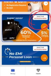 Activate Dhani Super Saver Card Free