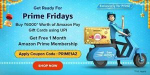 Amazon Prime membership for Free