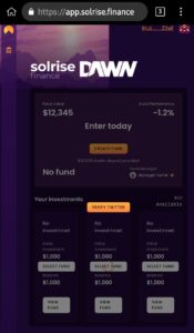 DAWN Solrise Finance Airdrop