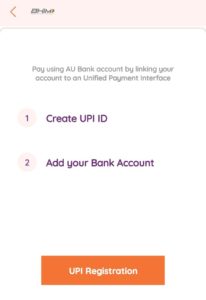 AU0101 App UPI Offer