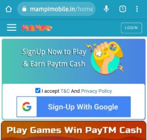 MampiMobile Refer Earn Free PayTM Cash