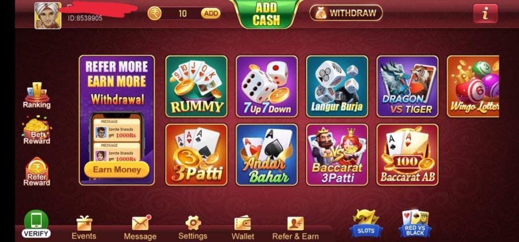 Happy Teen Patti Refer Earn Free PayTM Cash