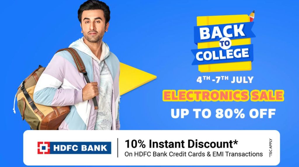 Flipkart Student back To College Offer 