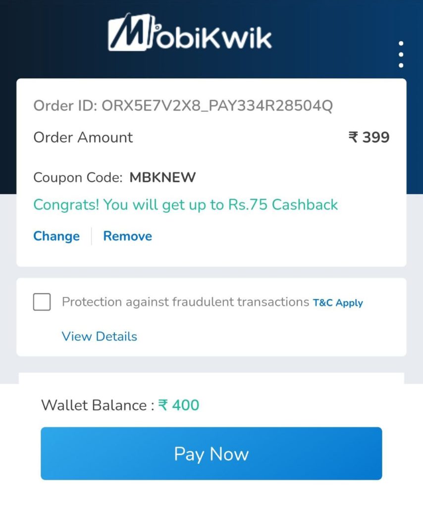 Mobikwik Recharge Offer