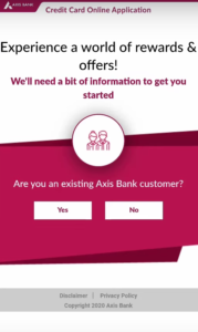 Apply Axis Bank Flipkart Credit Card Online