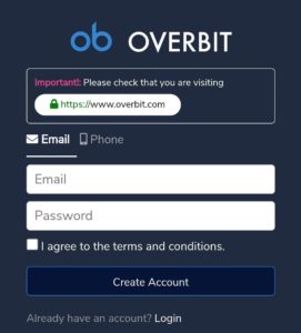 Overbit Free Live Trading Bonus Offer