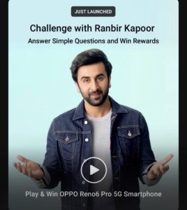 Flipkart Oppo Challenge With Ranbir Kapoor