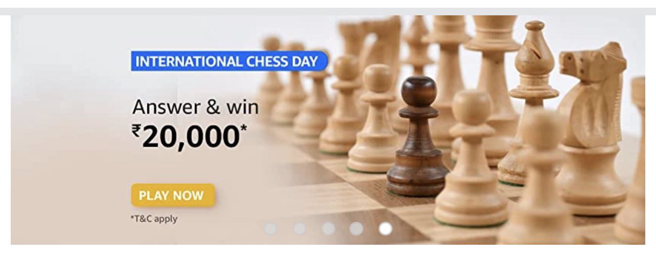 Amazon International Chess Day Quiz Answers